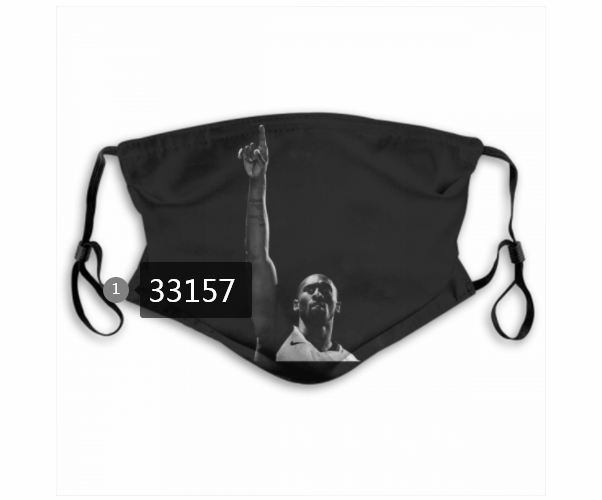 2021 NBA Los Angeles Lakers #24 kobe bryant 33157 Dust mask with filter